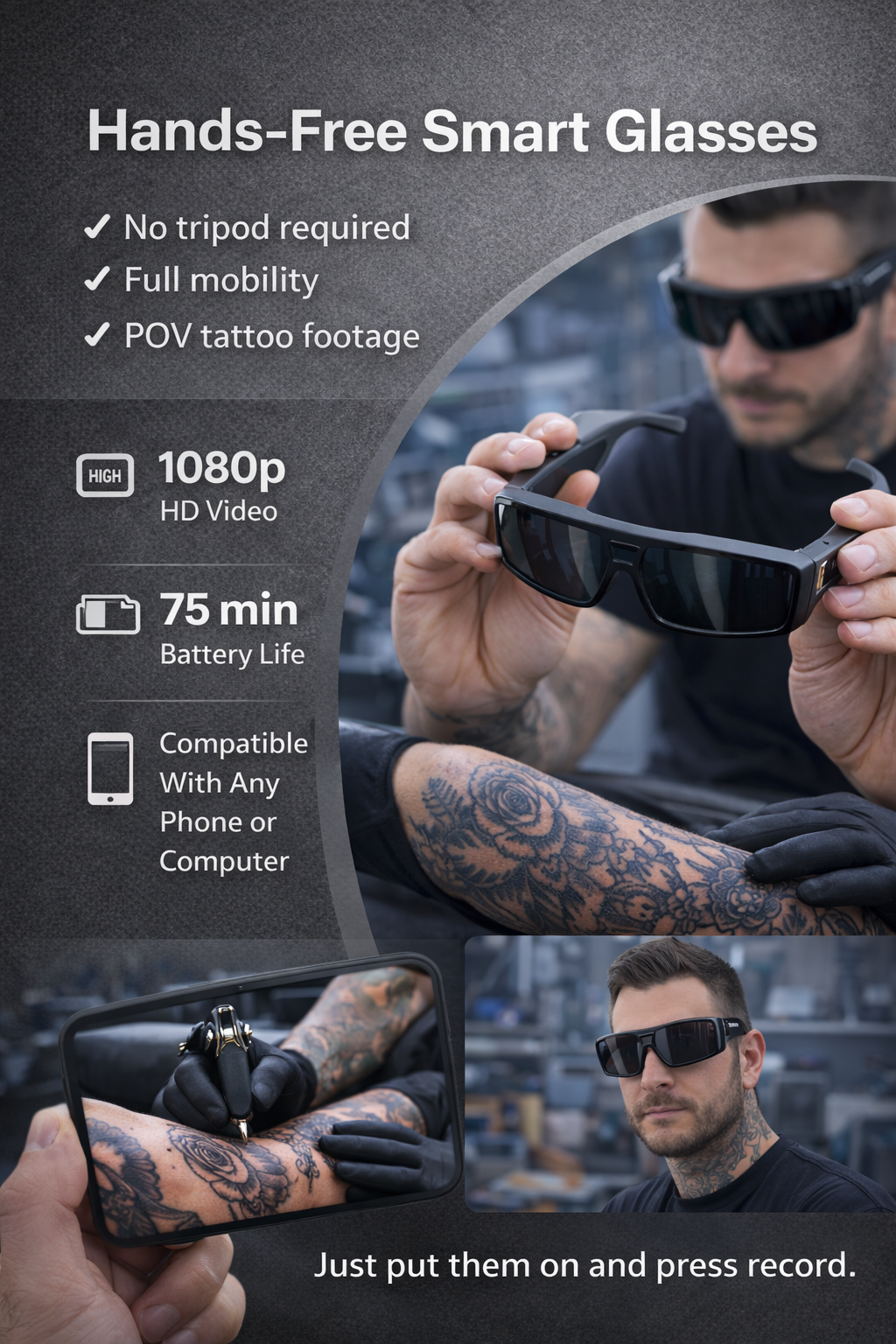 Ink View™ Pov Glasses