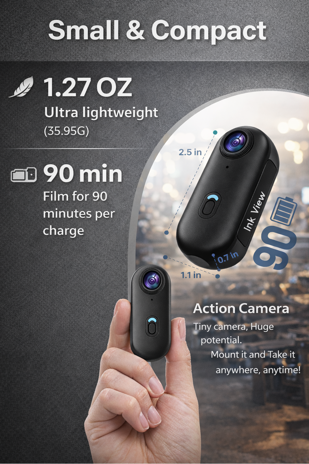 Ink View™ Pov Camera